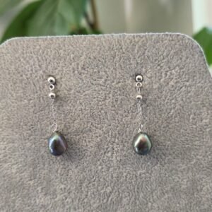 Aureline Peacock Pearl Drop Earrings