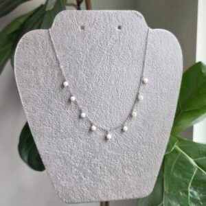 Aureline Pearl Charm Necklace