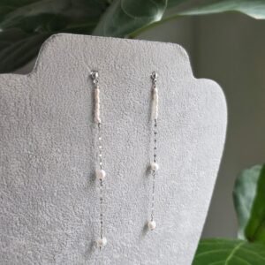 Aureline Seed Pearl Drop Earrings