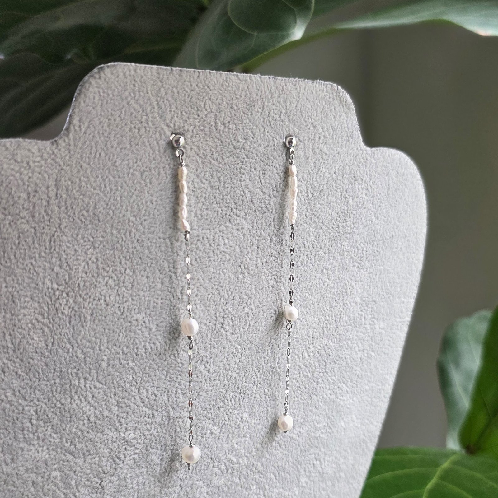 Aureline Seed Pearl Drop Earrings