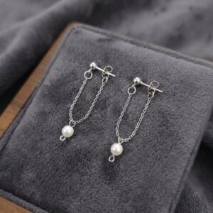 Aureline Freshwater Pearl Charm Earrings
