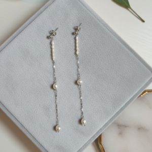 Aureline Seed Pearl Drop Earrings