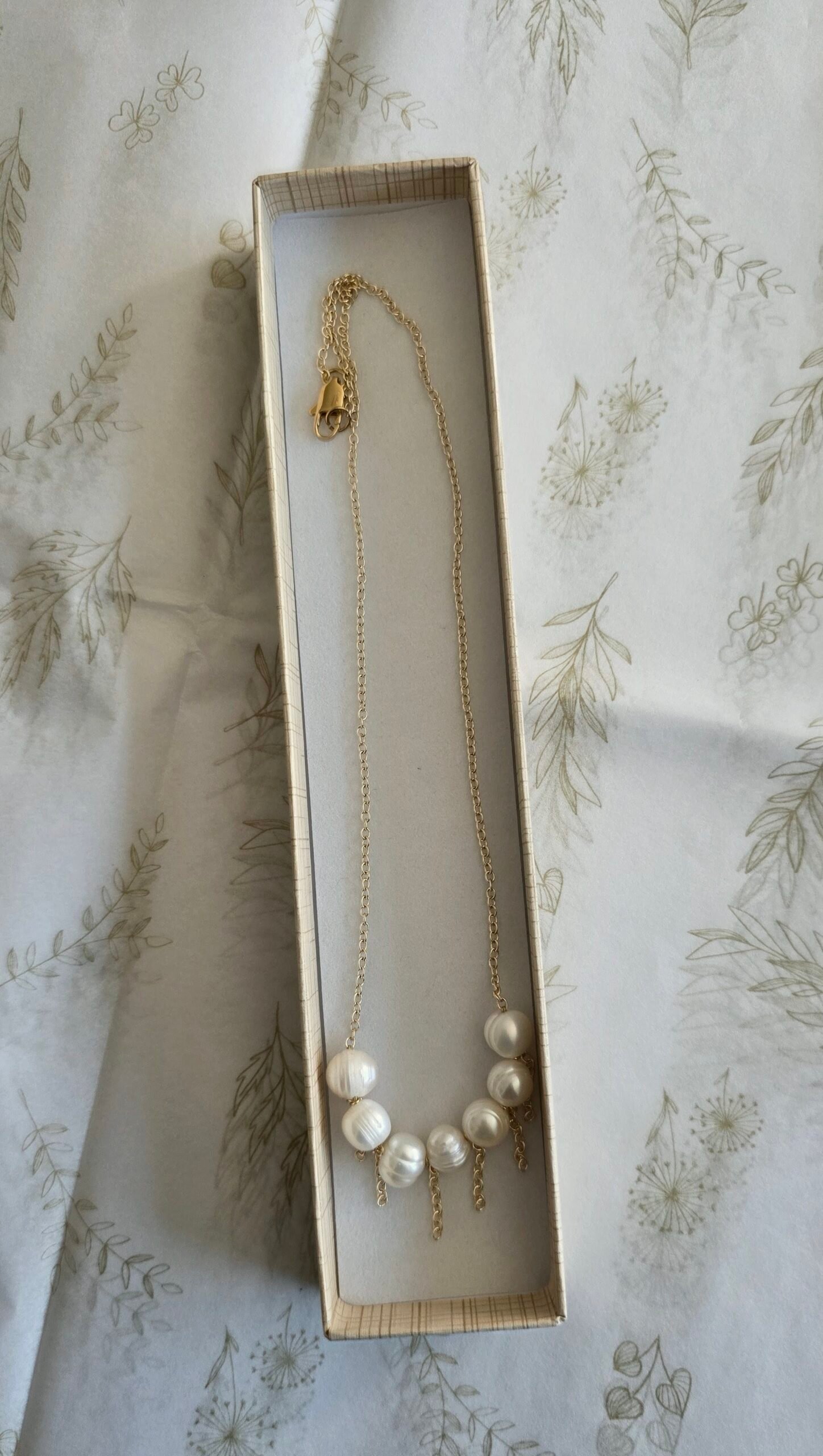 Aureline Pearl Flow Necklace - Image 2